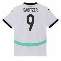 Camisa de time de futebol Áustria Marcel Sabitzer #9 Replicas 2º Equipamento Europeu 2024 Manga Curta